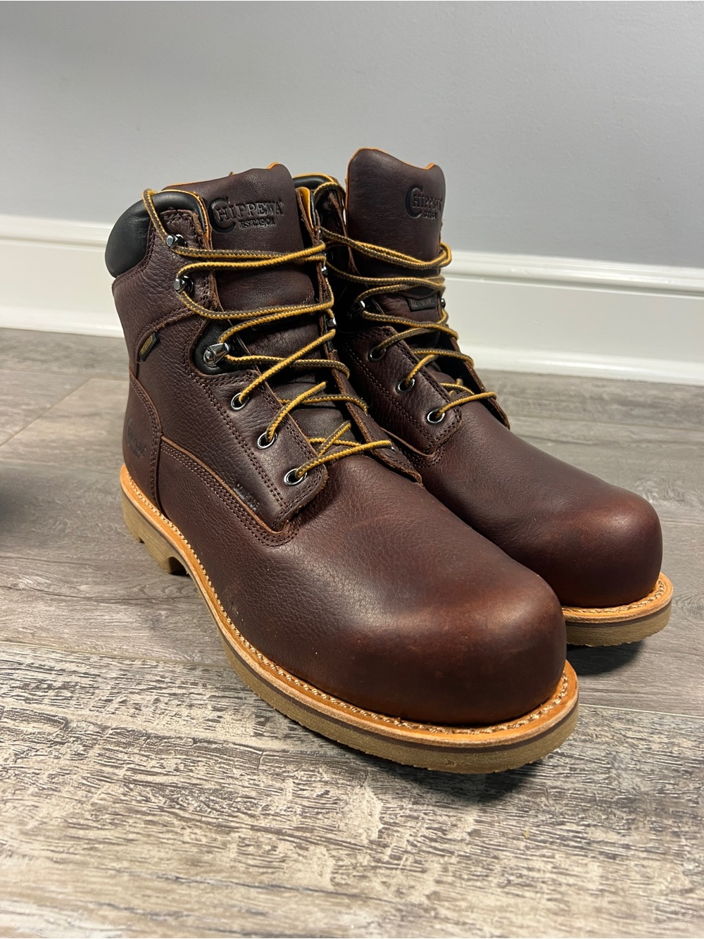 CHIPPEWA MEN'S SERIOUS PLUS WATERPROOF WORK BOOTS - COMPOSITE TOE